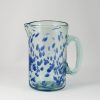 jarra-de-vidrio-Mar-Azul-Lafiore.com_ Pitcher Dots Blue