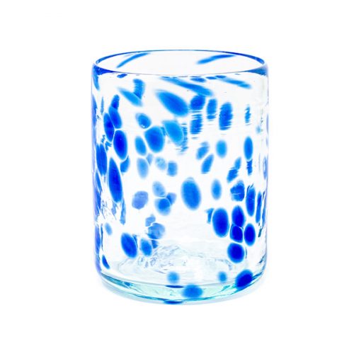 blue dots glass